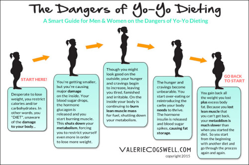 Why Yo Yo Dieting Makes You GAIN Weight Valerie Cogswell   New Yo Yo Diet Graphic Site Pic 500x332 